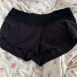 Lululemon Black Speed Up Shorts